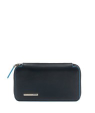 PIQUADRO BLUE SQUARE  Portefeuille en cuir pleine fleur - Portefeuilles Homme