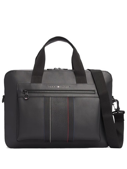 TOMMY HILFIGER TH FOUNDATION Mallette PC 13" le noir - Porte Documents Travail