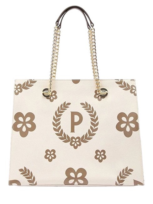 POLLINI HERITAGE  Sac shopping avec imprimé intégral Ivoire - Sacs pour Femme