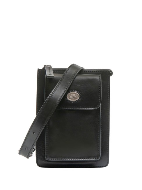 THE BRIDGE STOUO Bandoulière porte-smartphone mini Noir - Sacs en Bandoulières pour Homme