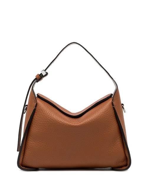 GIANNI CHIARINI PENELOPE Sac bandoulière en cuir avec bandoulière caramel-sable - Sacs pour Femme