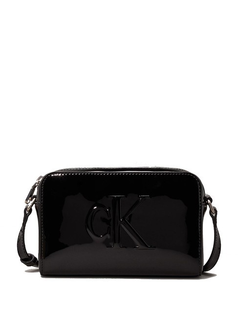 CALVIN KLEIN SCULTPTED Sac de chambre effet peinture pvh noir - Sacs pour Femme