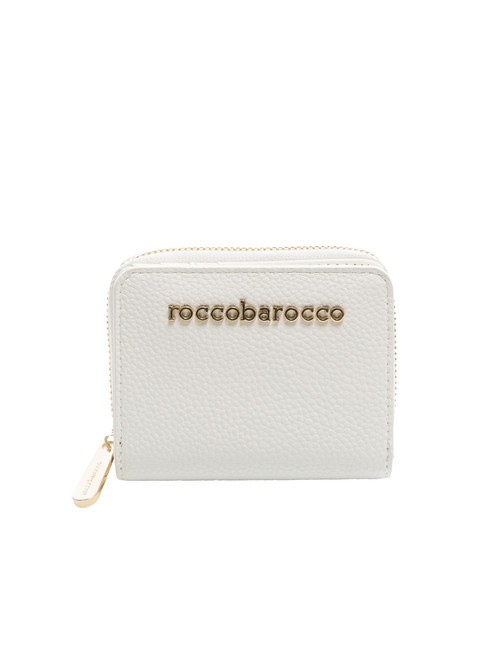 ROCCOBAROCCO CLAIR Petit portefeuille porte-monnaie blanc - Portefeuilles Femme