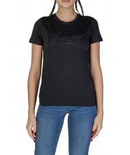 GUESS SS SCRIPT LACE LOGO EASY  T-shirt en coton - T-shirt