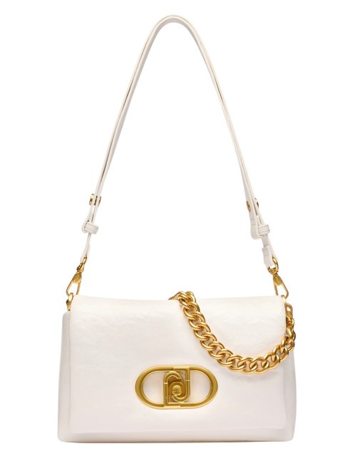 LIUJO LAPUFFY Sac bandoulière à rabat OFFWHITE - Sacs pour Femme