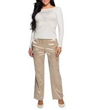 GUESS LS TRIANGLE  T-shirt avec logo dovwhi - Chandails pour femmes - 1