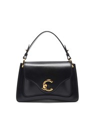COCCINELLE C-ME CALF COCKER Petit sac en cuir avec bandouli&egrave;re Noir - Sacs pour Femme - 1