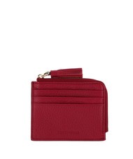 COCCINELLE TASSEL Porte-cartes zipp&eacute; en cuir martel&eacute; - Portefeuilles Femme