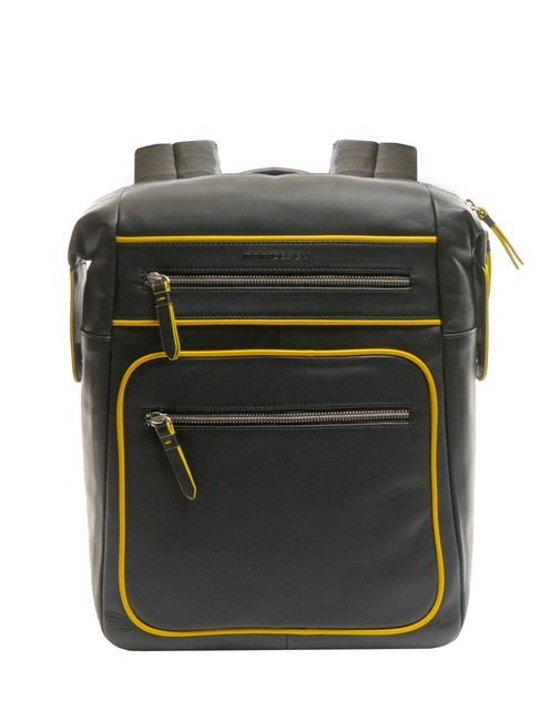 MOMO DESIGN BICOLOR Sac à dos en cuir pour ordinateur portable 15,6" noir - Sacs à dos pour ordinateur portable