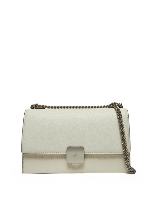CALVIN KLEIN CK JEANS FORGED LOCK  Mini sac à bandoulière Tofu - Sacs pour Femme