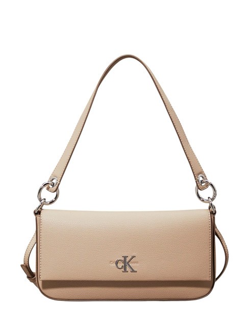CALVIN KLEIN MINIMAL MONOGRAM Pochette portée épaule avec bandoulière vaisselle - Sacs pour Femme