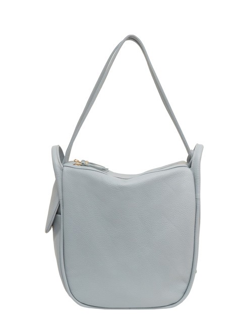 LESAC TRIO  Sac à dos en cuir martelé bleu poudre - Sacs pour Femme