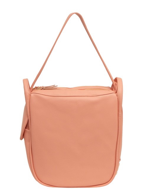 LESAC TRIO  Sac à dos en cuir martelé rose antique - Sacs pour Femme
