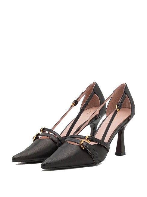 COCCINELLE FERNANDA Escarpins en cuir à brides Noir - Chaussures Femme
