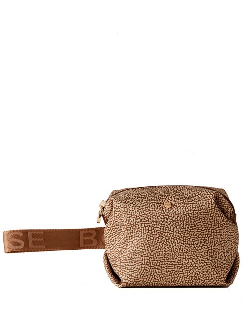 BORBONESE CLASSICA Beauté avec poignée mer Beiger - Sacs pour Femme