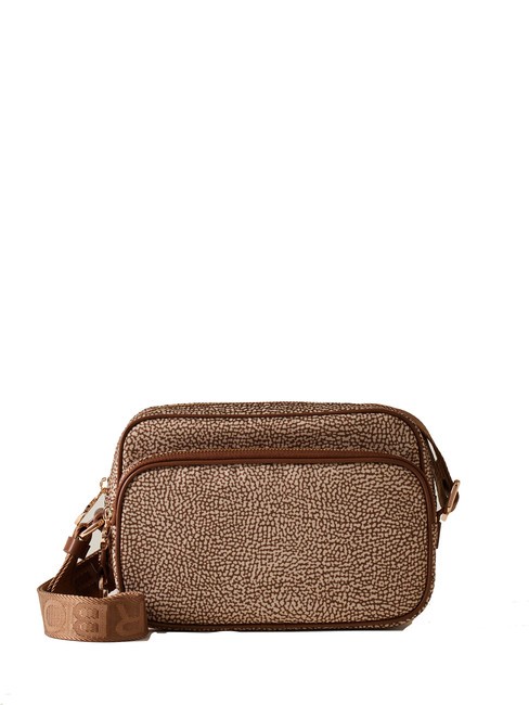 BORBONESE CAMERA CASE SMALL ECO LINE  Sac d'épaule mer Beiger - Sacs pour Femme