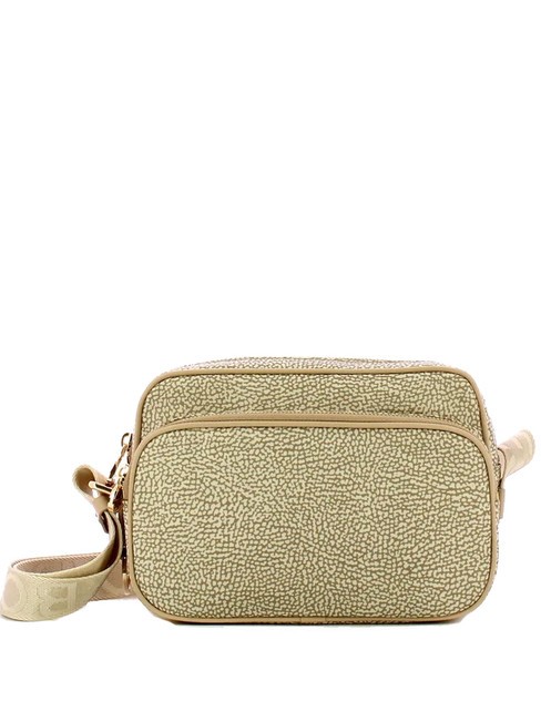 BORBONESE CAMERA CASE SMALL ECO LINE  Sac d'épaule sable - Sacs pour Femme