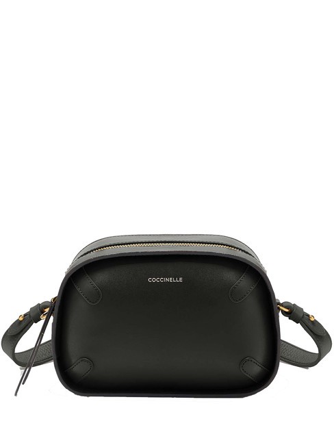 COCCINELLE MALETA CALF Mini sac bandoulière, en cuir Noir - Sacs pour Femme