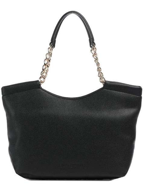 LOVE MOSCHINO CHAIN Sac cabas Noir - Sacs pour Femme