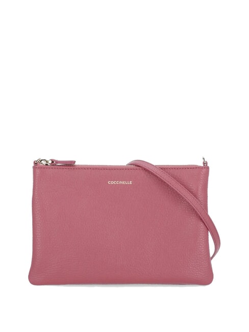 COCCINELLE BEST CROSSBODY Mini-sac en cuir pulpe rose - Sacs pour Femme
