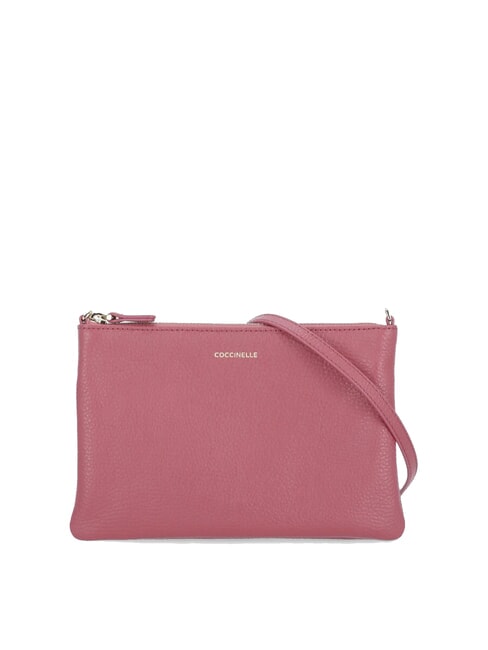 COCCINELLE BEST CROSSBODY Mini-sac en cuir pulpe rose - Sacs pour Femme