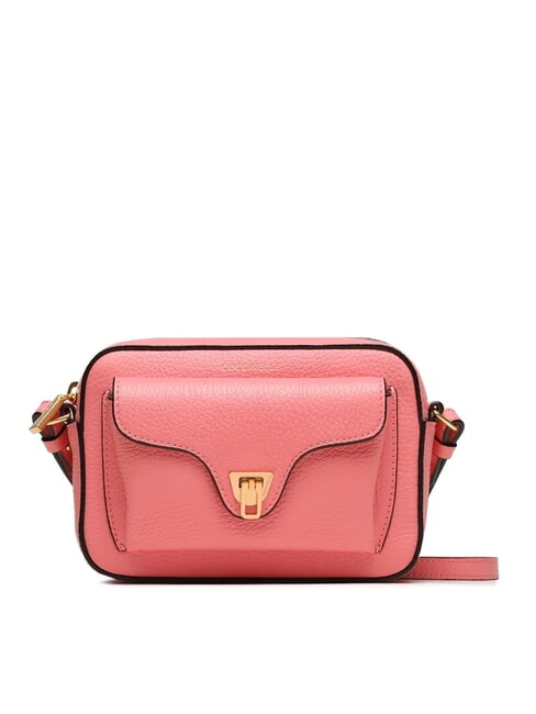 COCCINELLE BEAT SOFT Mini sac en cuir texturé hyper rose - Sacs pour Femme