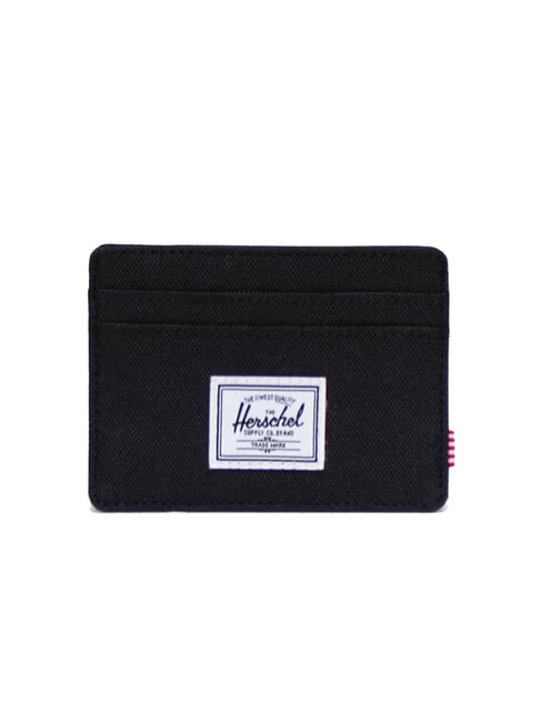 HERSCHEL CHARLIE RFID Porte-cartes plat NOIR - Portefeuilles Homme