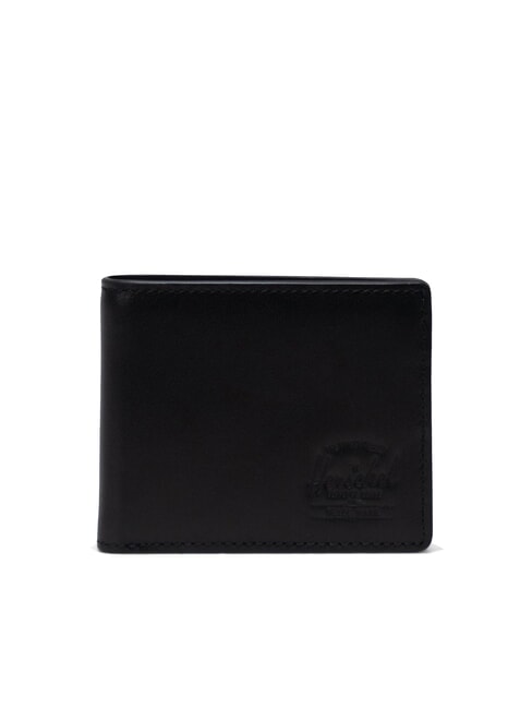 HERSCHEL HANK Portefeuille en cuir NOIR - Portefeuilles Homme