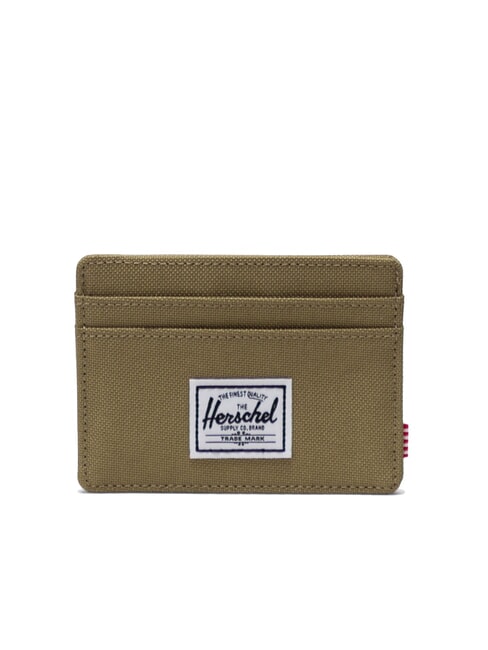 HERSCHEL CHARLIE RFID Porte-cartes plat herbe séchée - Portefeuilles Homme