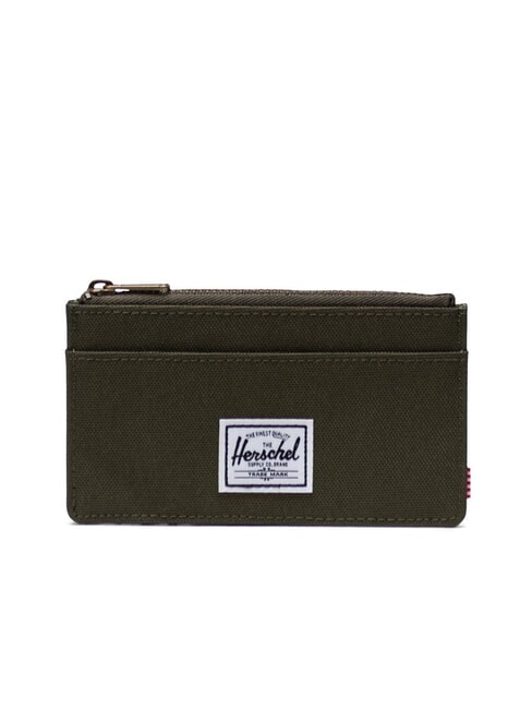HERSCHEL OSCAR Porte-cartes plat avec porte-monnaie lierre - Portefeuilles Homme