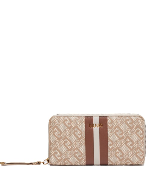 LIUJO CLIDIA  Portefeuille zippé nuez - Portefeuilles Femme