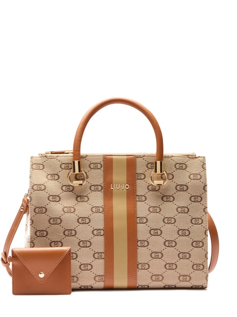 LIUJO MANHATTAN Sac à main, avec bandoulière amovible naturel - Sacs pour Femme