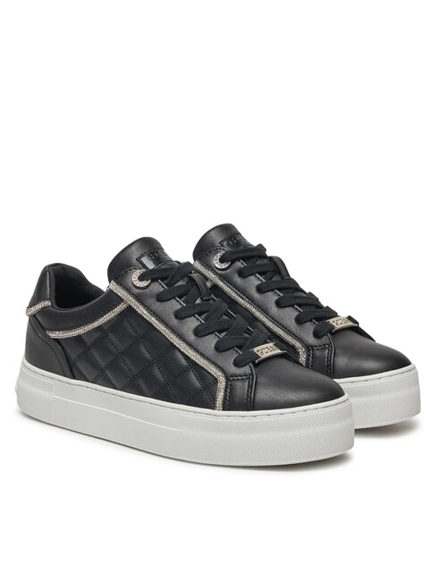 GUESS GRATEA Baskets à plateforme matelassées NOIR - Chaussures Femme