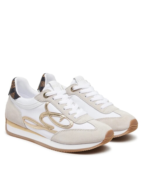 GUESS SKROLL Baskets blanc - Chaussures Femme