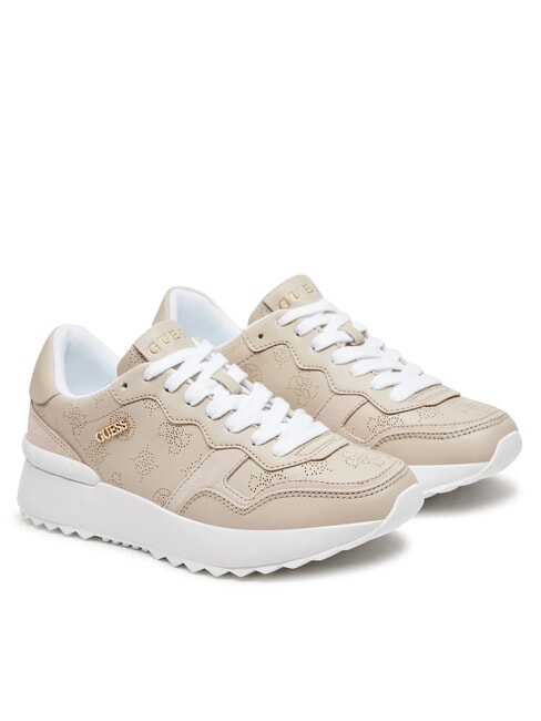 GUESS VINSA3 Baskets BEIGE - Chaussures Femme