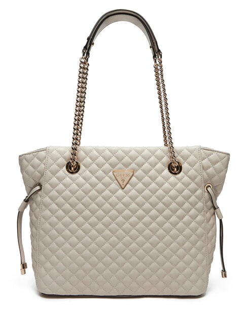 GUESS ECO RIANEE Sac porté épaule matelassé PIERRE - Sacs pour Femme