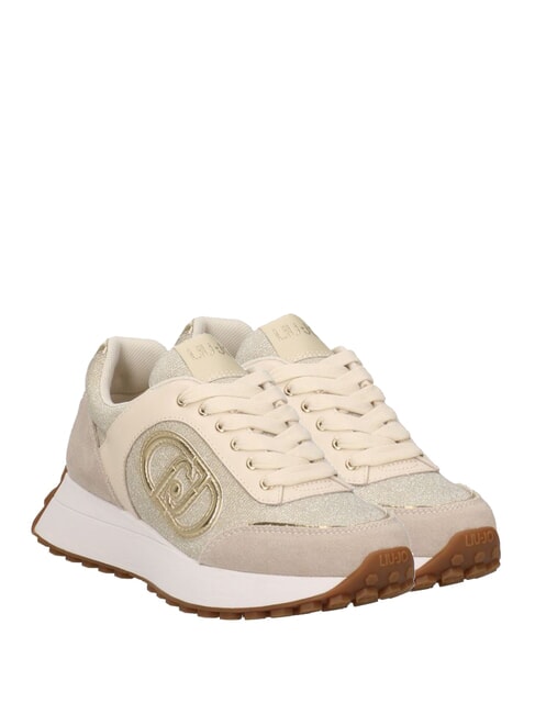 LIUJO LOLO 17 Baskets à paillettes sable - Chaussures Femme
