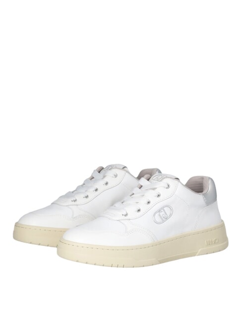 LIUJO ME 03 Baskets en cuir blanc cassé - Chaussures Femme