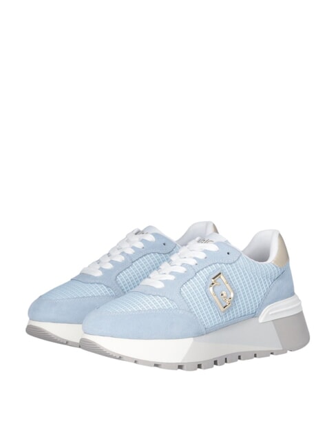 LIUJO AMAZING 25 Baskets en daim et mesh port/or clair - Chaussures Femme