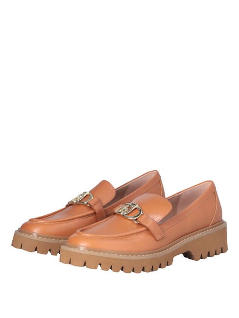LIUJO CORA 01  Mocassins en cuir Brandy - Chaussures Femme