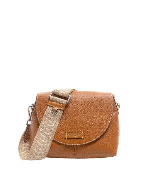 GIANNI CHIARINI ALESSANDRA Sac bandoulière, en cuir caramel - Sacs pour Femme