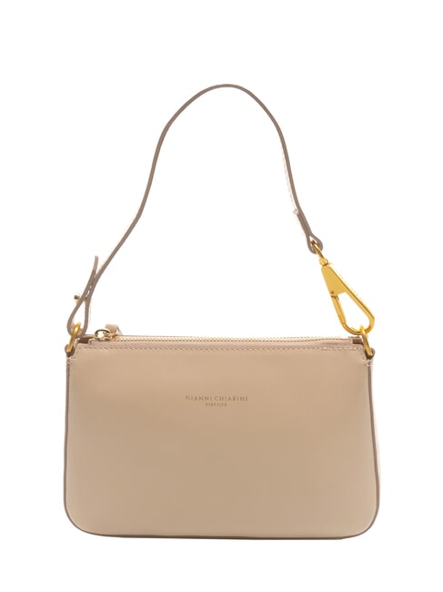GIANNI CHIARINI BROOKE Sac bandoulière en cuir avec bandoulière crème - Sacs pour Femme