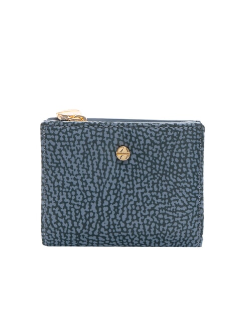 BORBONESE CLASSICA Petit portefeuille porte-monnaie jean - Portefeuilles Femme