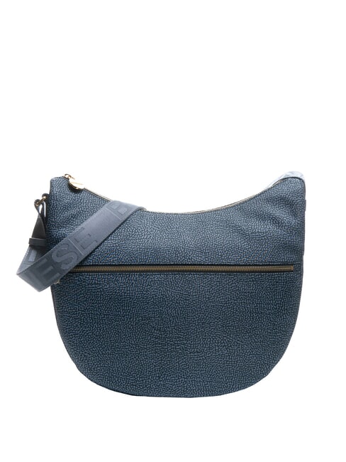 BORBONESE BORBONAIS Sac Hobo LUNA, moyen jean - Sacs pour Femme