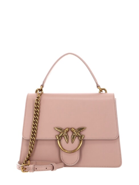 PINKO LOVE ONE  Sac à main, avec bandoulière poudre-or antique - Sacs pour Femme