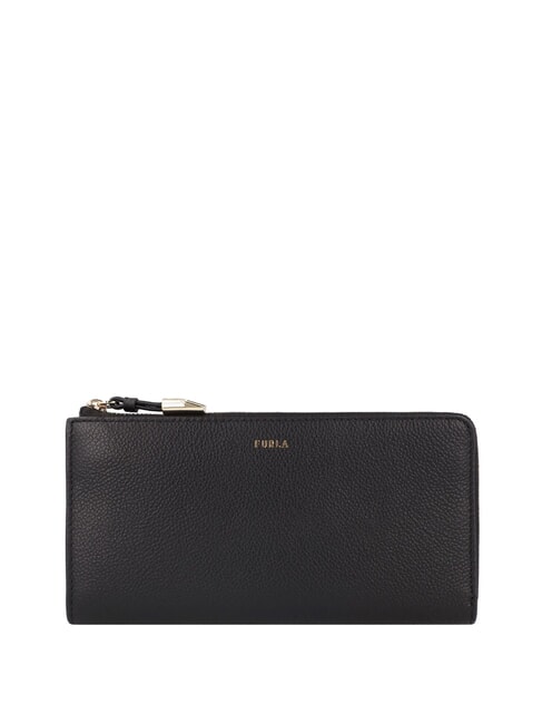FURLA GOCCIA  Portefeuille en cuir Noir - Portefeuilles Femme