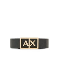 ARMANI EXCHANGE A|X BUCKLE Ceinture avec grand logo - Ceintures