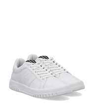 ARMANI EXCHANGE A|X Baskets avec logo latéral blanc brillant - Chaussures Homme - 1