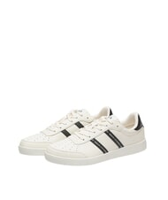 ARMANI EXCHANGE A|X STRIPES Baskets blanc cassé + noir - Chaussures Homme - 1