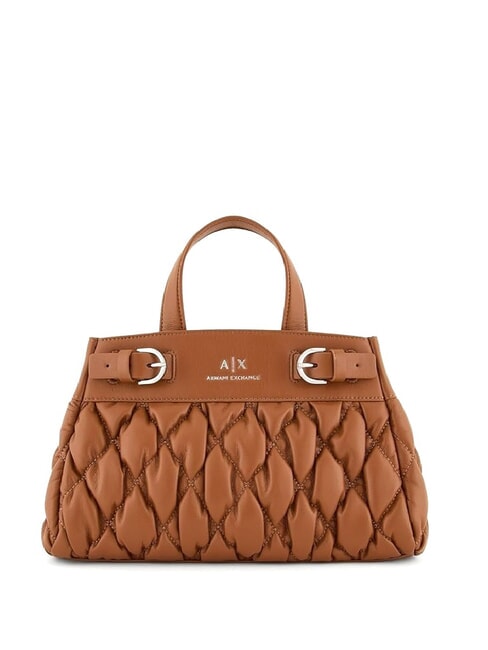 ARMANI EXCHANGE A|X PUFFY Sac à main avec bandoulière whisky - Sacs pour Femme